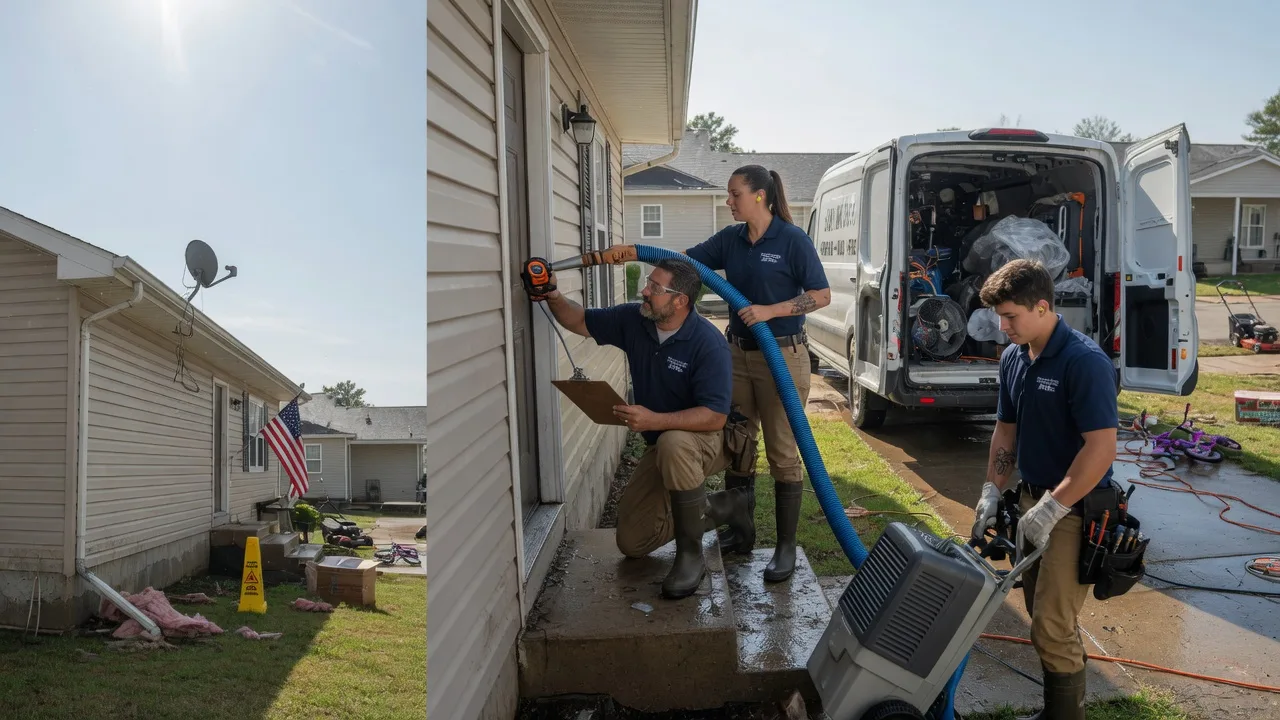 Ceiling Water Damage Restoration in Leavittsburg, OH near me